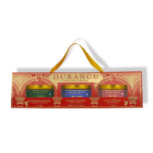 Pack Velas Navidad Al pie del Abeto, Pluma de Estrellas Durance de la marca Durance en Aromaticks