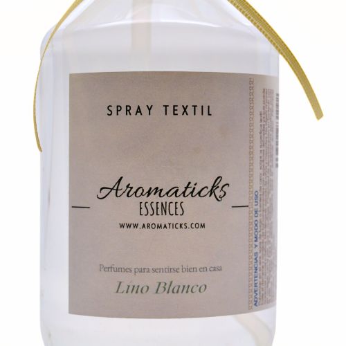 Spray textil Lino Blanco 500 ml - Limpio y Puro de la marca Aromaticks en Aromaticks