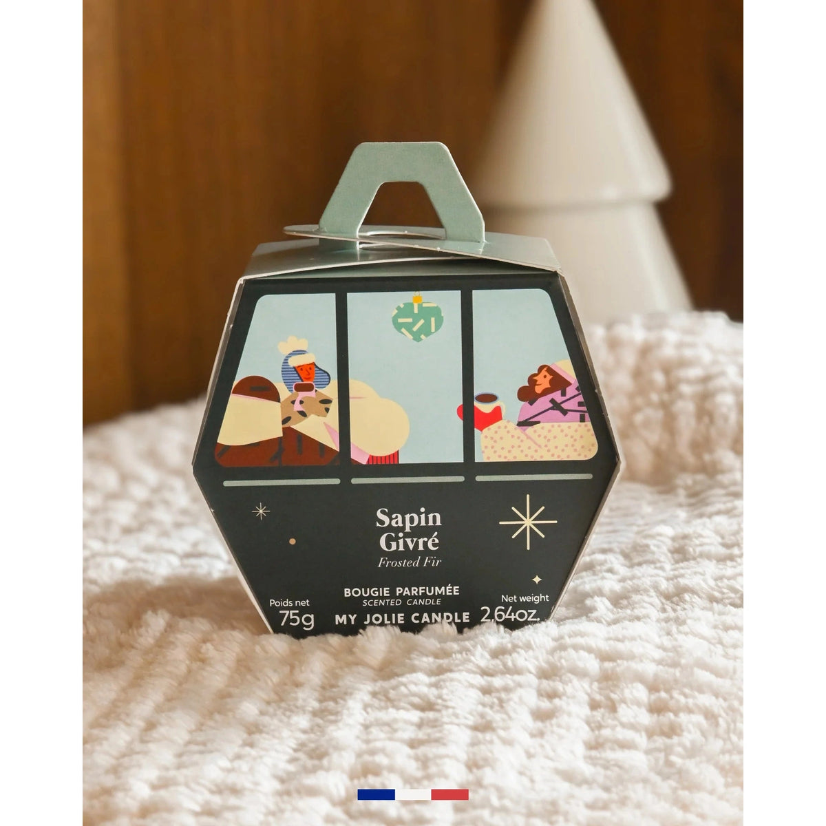 Vela Pino escarchado 75 gr My Jolie Candle de la marca My Jolie Candle en Aromaticks