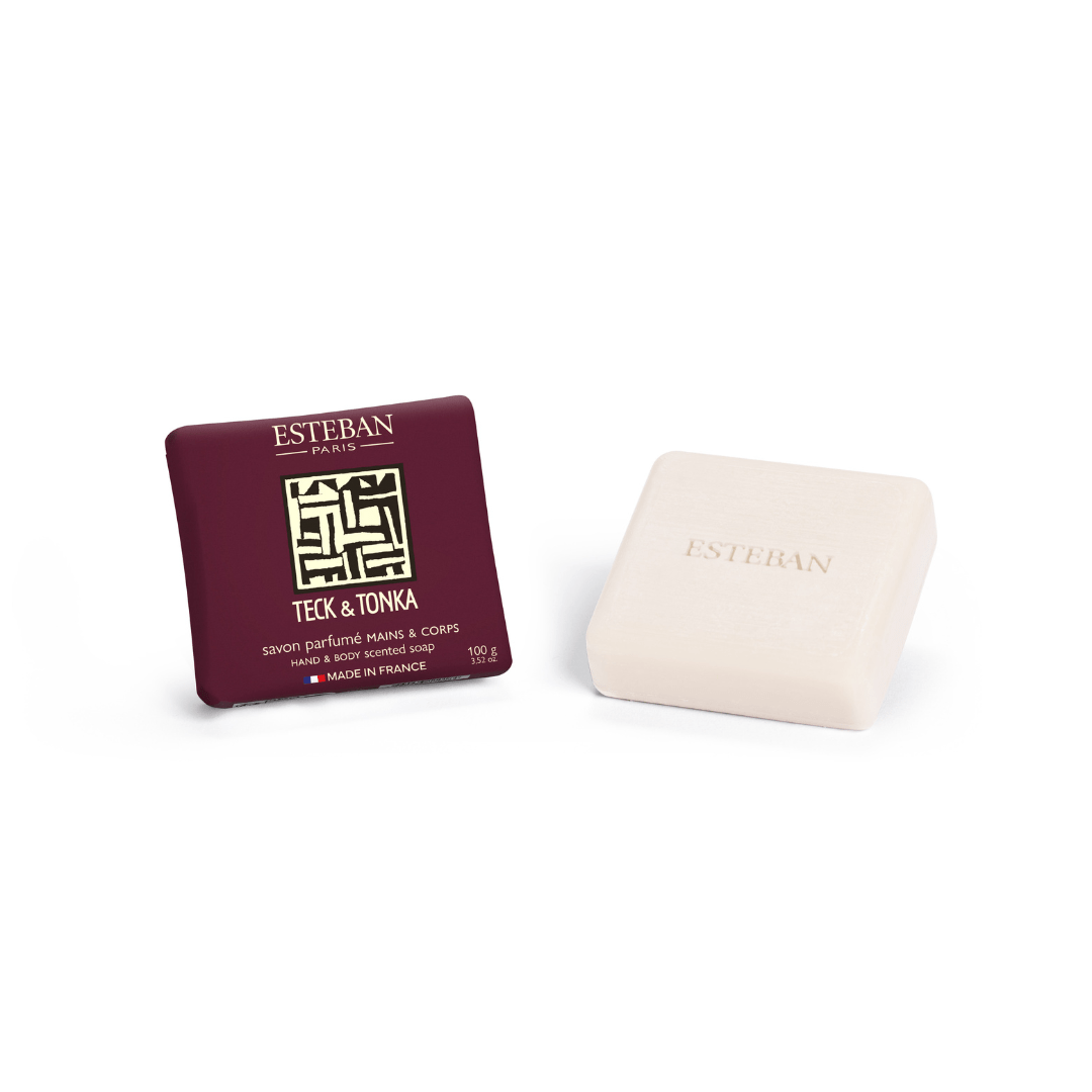 Jabón Natural Teck Tonka 100 Gr Esteban Paris de la marca Esteban Paris Parfums en Aromaticks