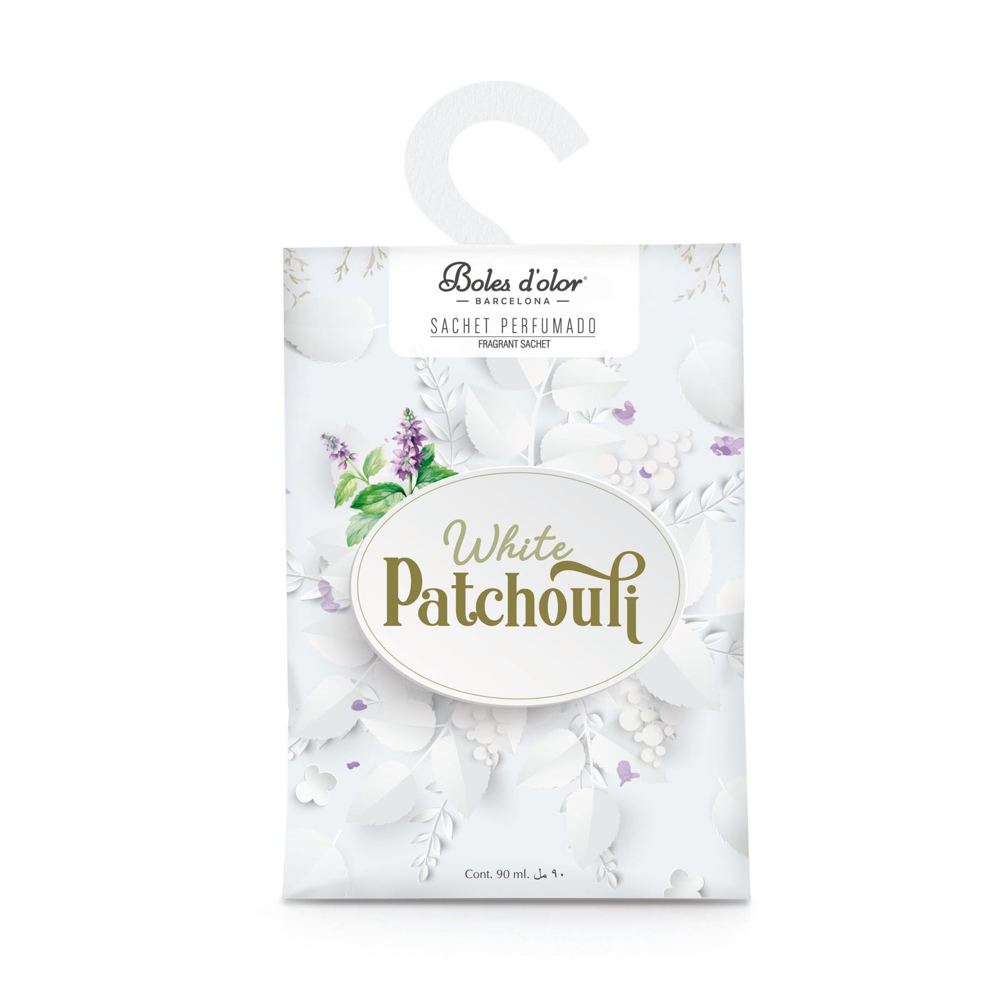 Sachet perfumado White patchouli 90 gr de la marca Boles d'olor en Aromaticks