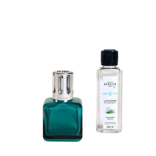 Cofre lámpara glaçon Verde Eau des Menthes aromaticks