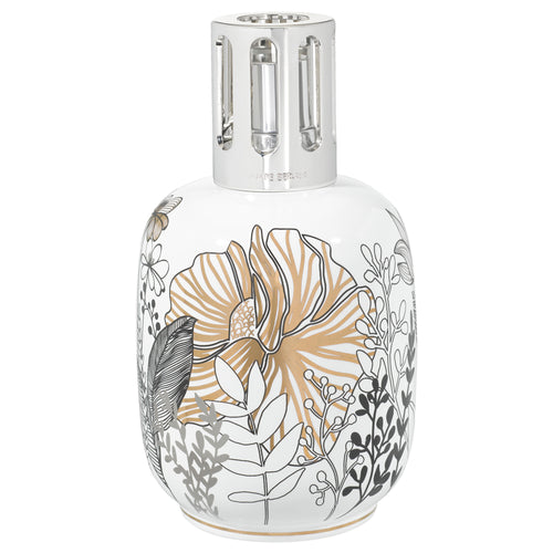 Lámpara catalítica porcelana Blanca Vegetal de la marca Maison Berger Paris en Aromaticks