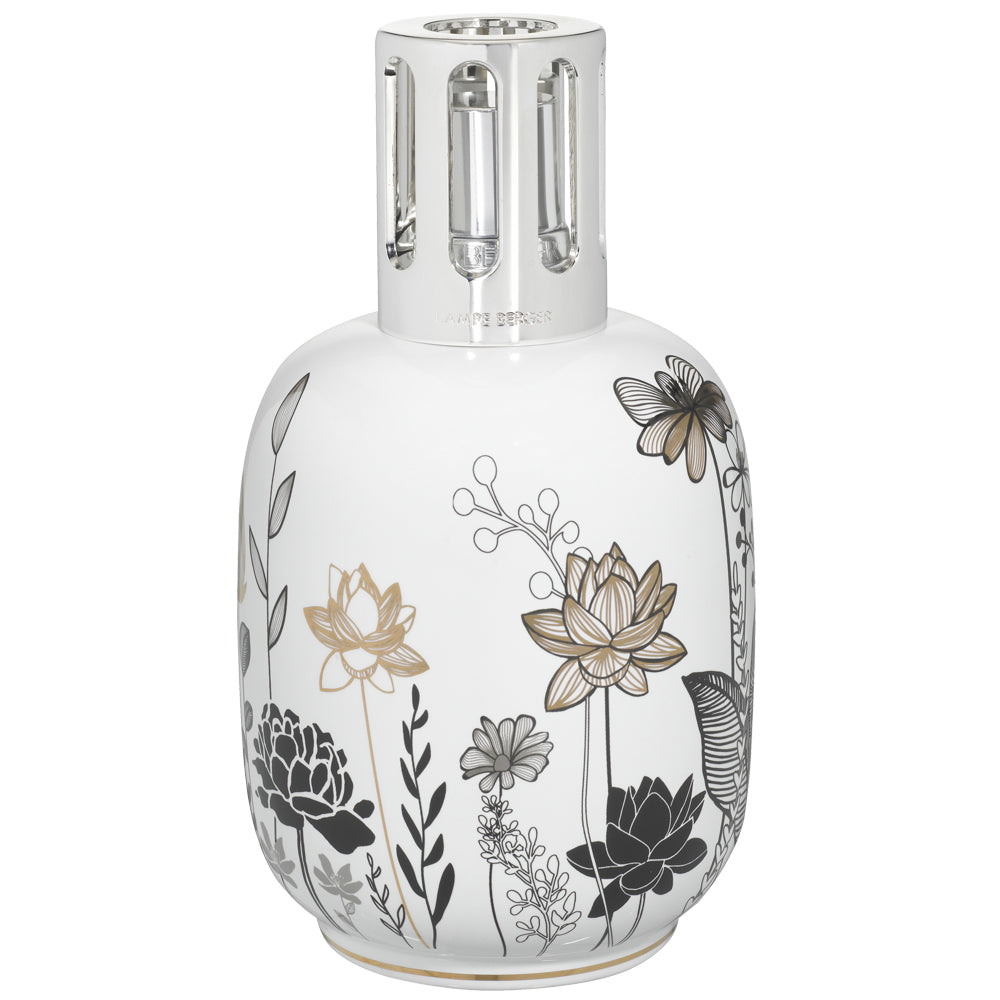 Lámpara catalítica porcelana Blanca Vegetal