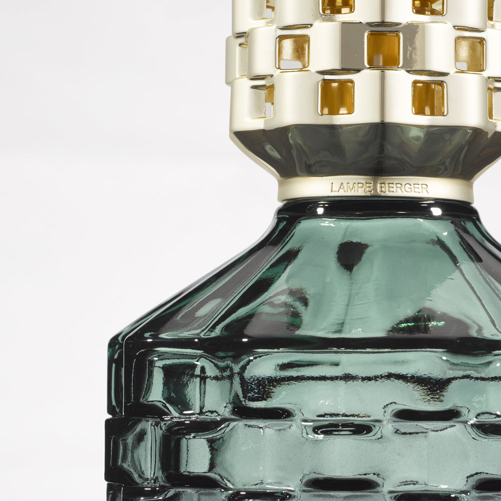 Lámpara Catalítica Bolero Verde Negra | Maison Berger | Diseño Moderno