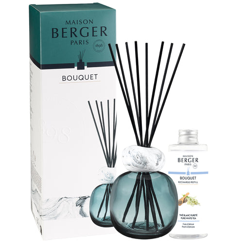 Bouquet Mineral Bleu/Blanc 180 ml The Blanc Pureté de la marca Maison Berger Paris en Aromaticks
