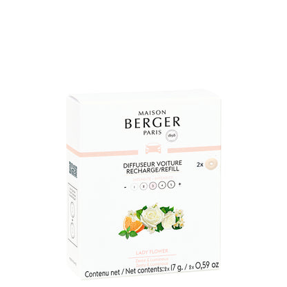 Recarga difusor coche Lady Flower de la marca Maison Berger Paris en Aromaticks