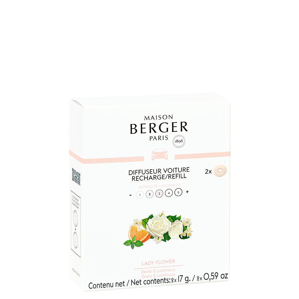 Recarga Difusor Coche Lady Flower | Maison Berger | Aroma Floral