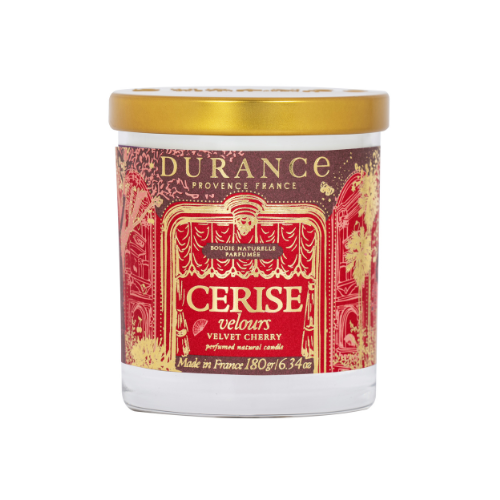 Vela Cereza de Terciopelo 180 Gr Durance de la marca Durance en Aromaticks