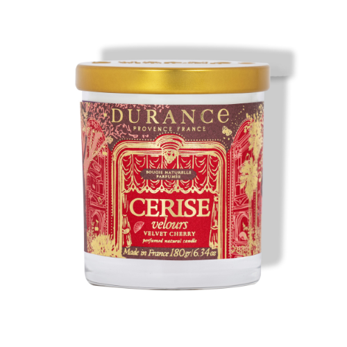 Vela Cereza de Terciopelo 180 Gr Durance de la marca Durance en Aromaticks