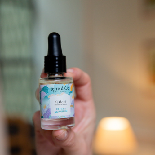 Perfume extract Cotton White tea Terre d, oc 