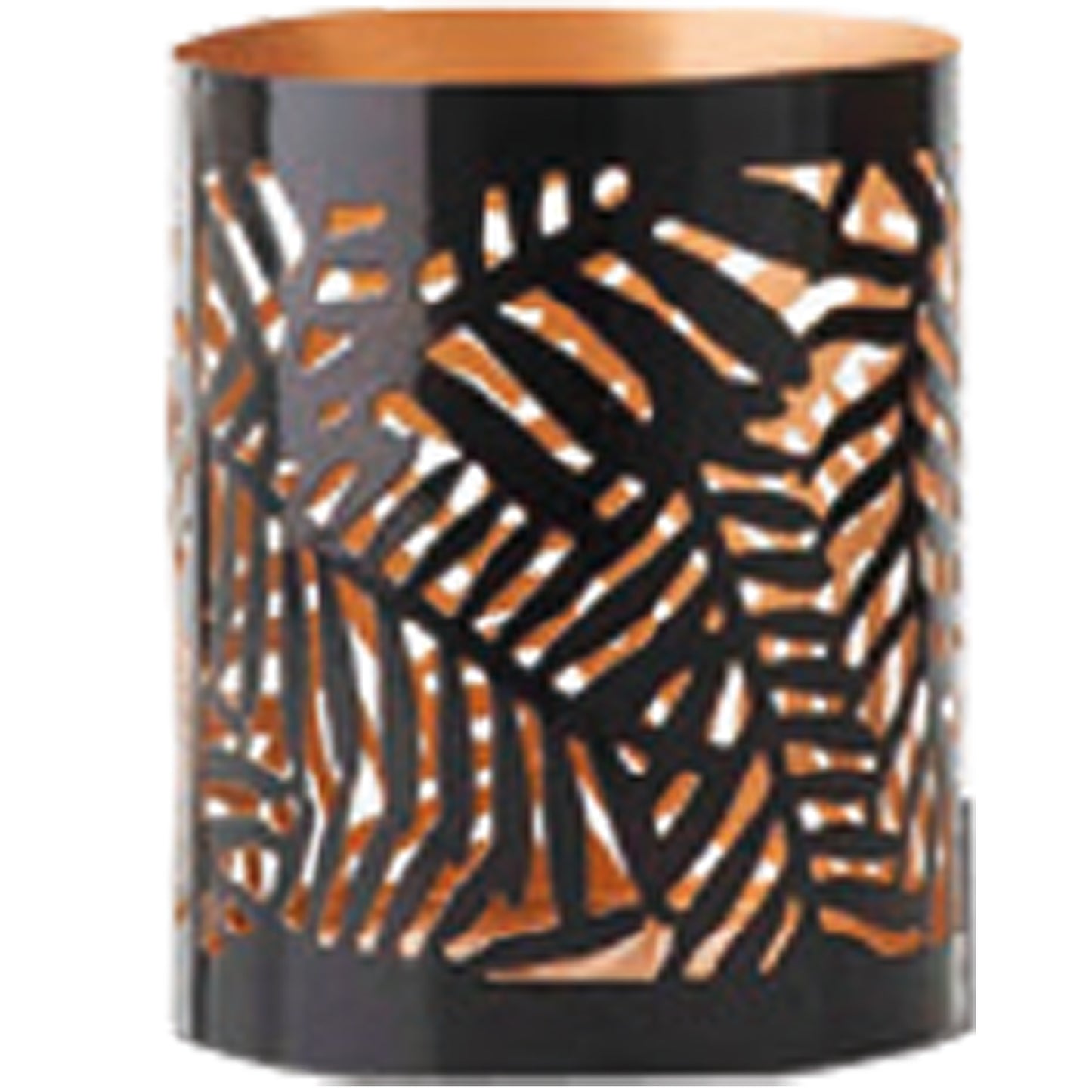 Portavelas Metálico Negro Ambiances Devineau de la marca Ambience Devineau en Aromaticks