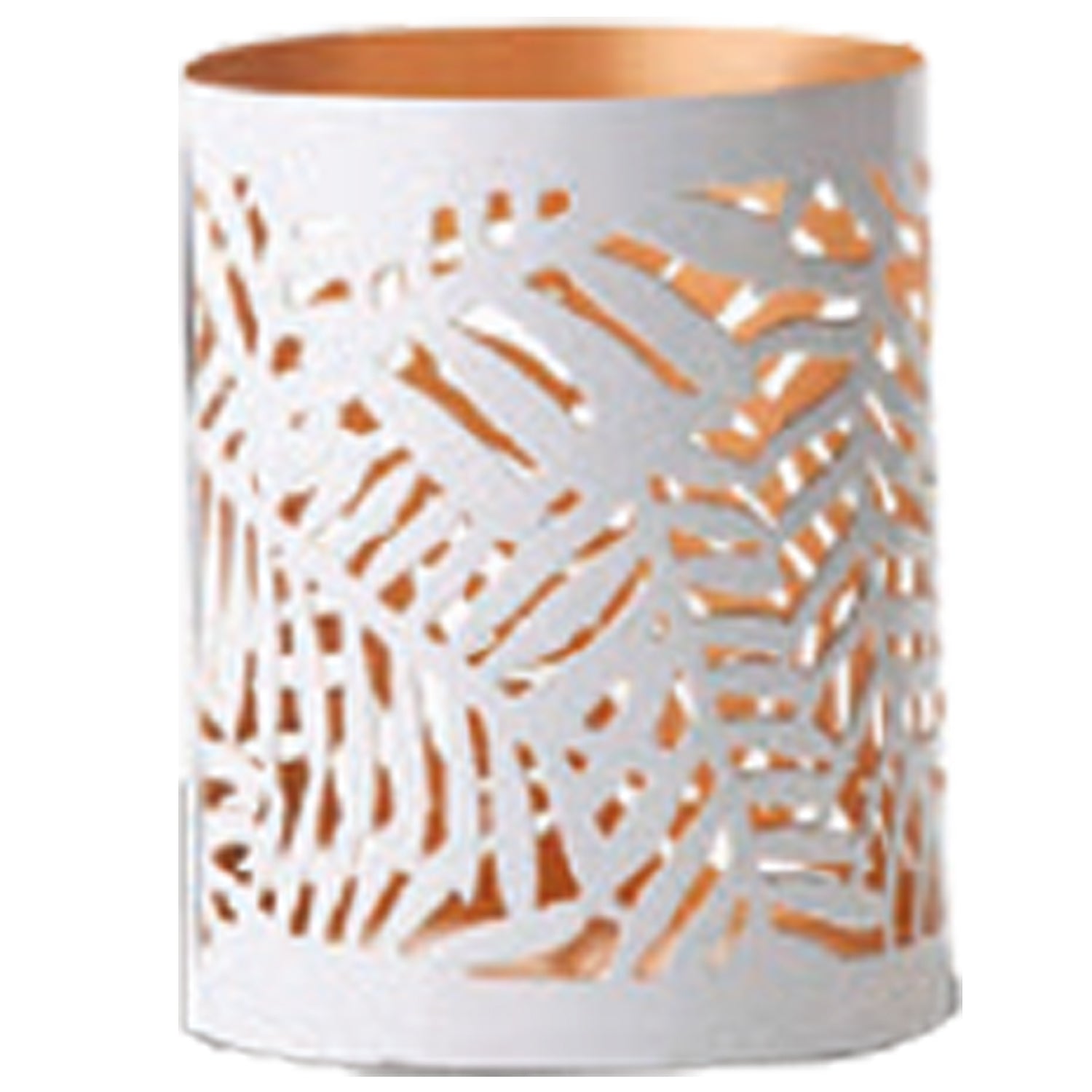 Portavelas grande metálico Blanco Ambiances Devineau de la marca Ambience Devineau en Aromaticks