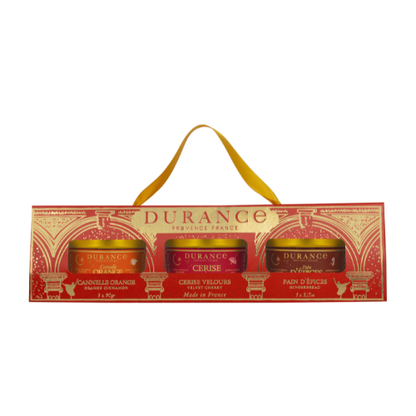 Pack velas Navidad Canela Naranja, Pan de Especias Durance de la marca Durance en Aromaticks