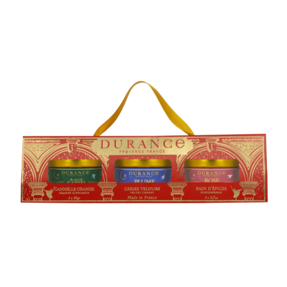 Pack Velas Navidad Al pie del Abeto, Pluma de Estrellas Durance de la marca Durance en Aromaticks