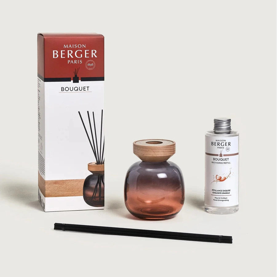 Bouquet perfumado Madera Gris Rojo 180 ml Maison Berger de la marca Maison Berger Paris en Aromaticks