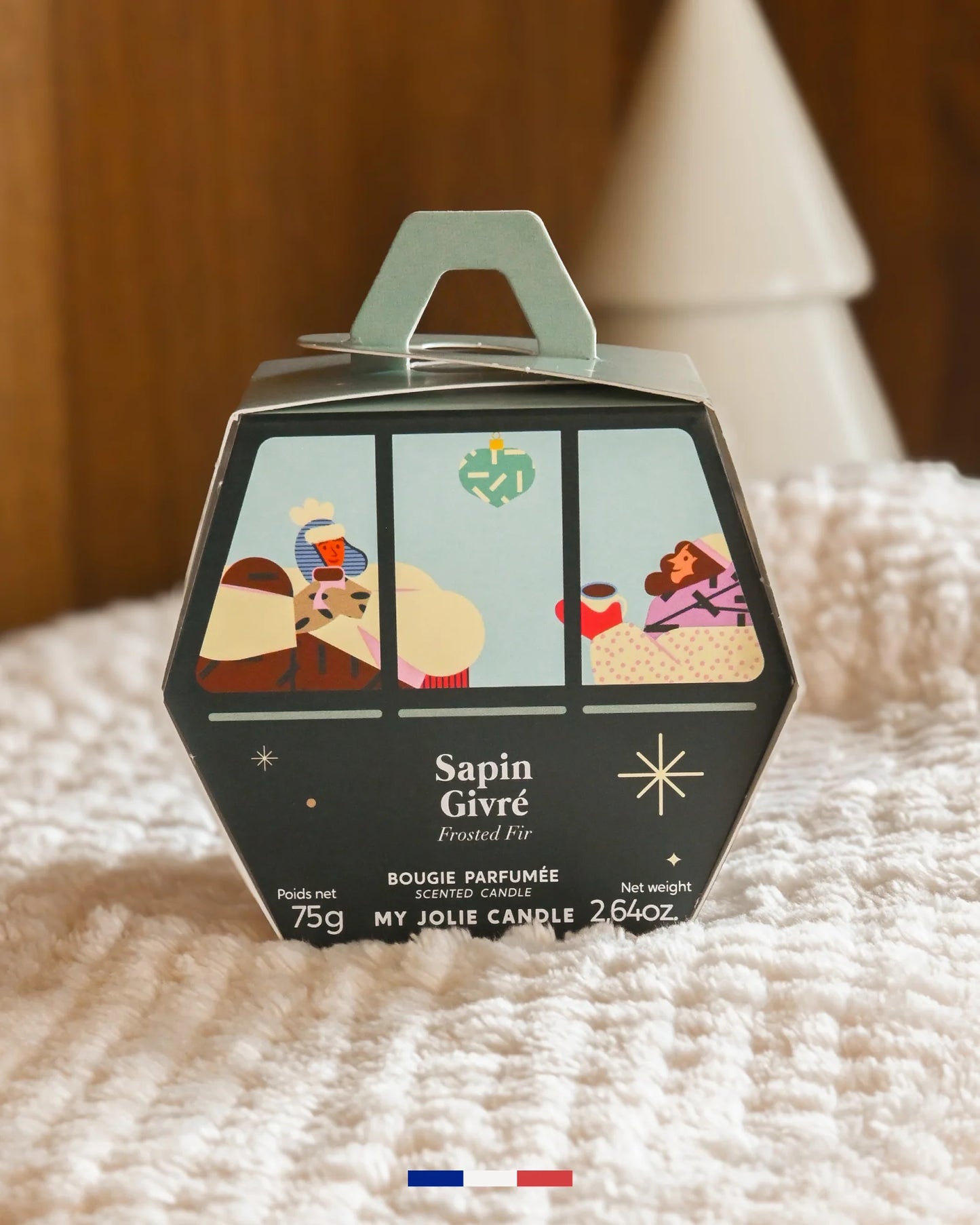 Vela Pino escarchado 75 gr My Jolie Candle de la marca My Jolie Candle en Aromaticks