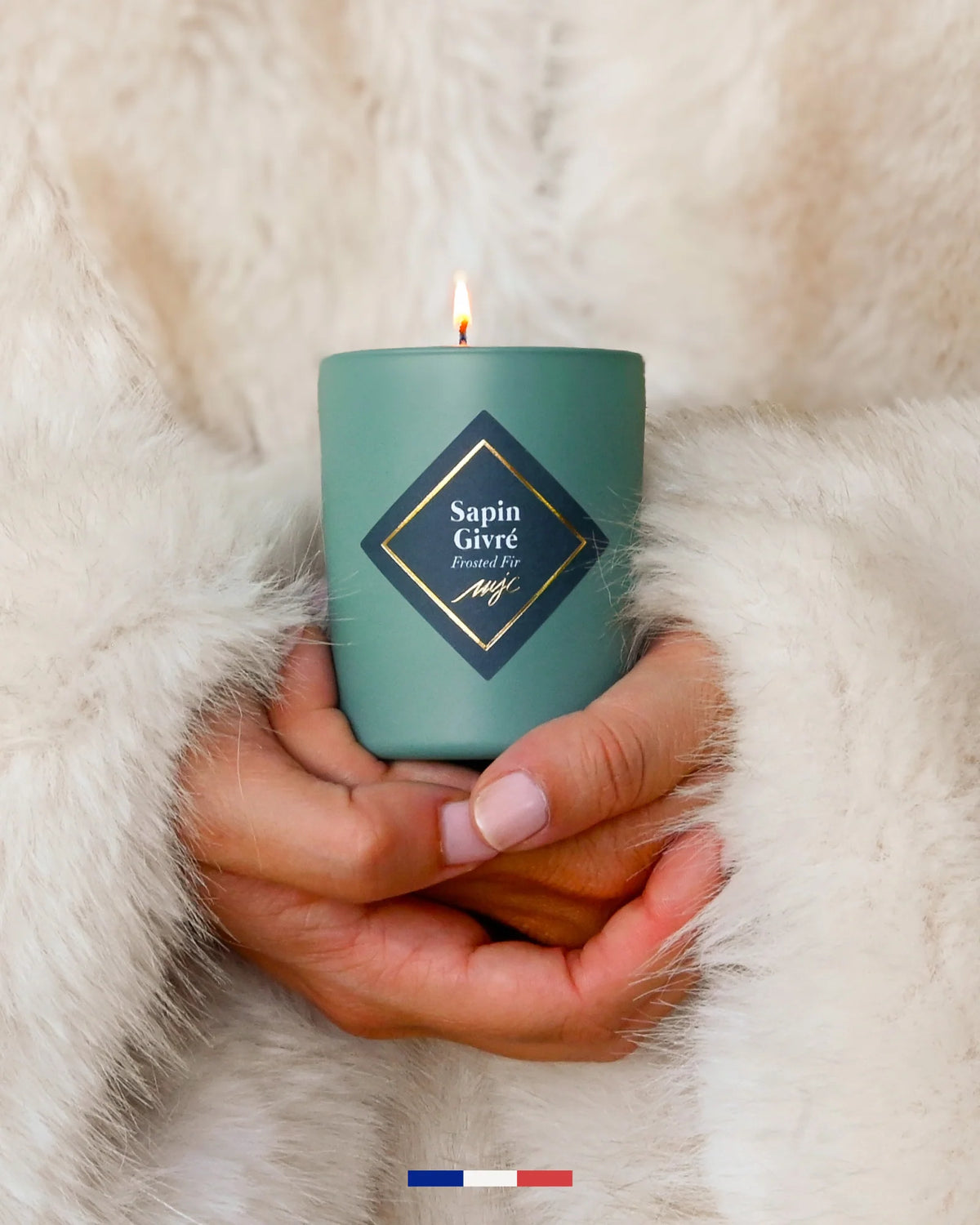 Vela Pino escarchado 75 gr My Jolie Candle de la marca My Jolie Candle en Aromaticks