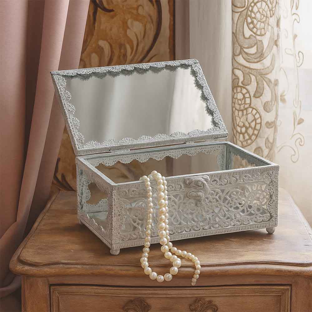 Caja espejo joyero Mathilde M de la marca Mathilde M en Aromaticks
