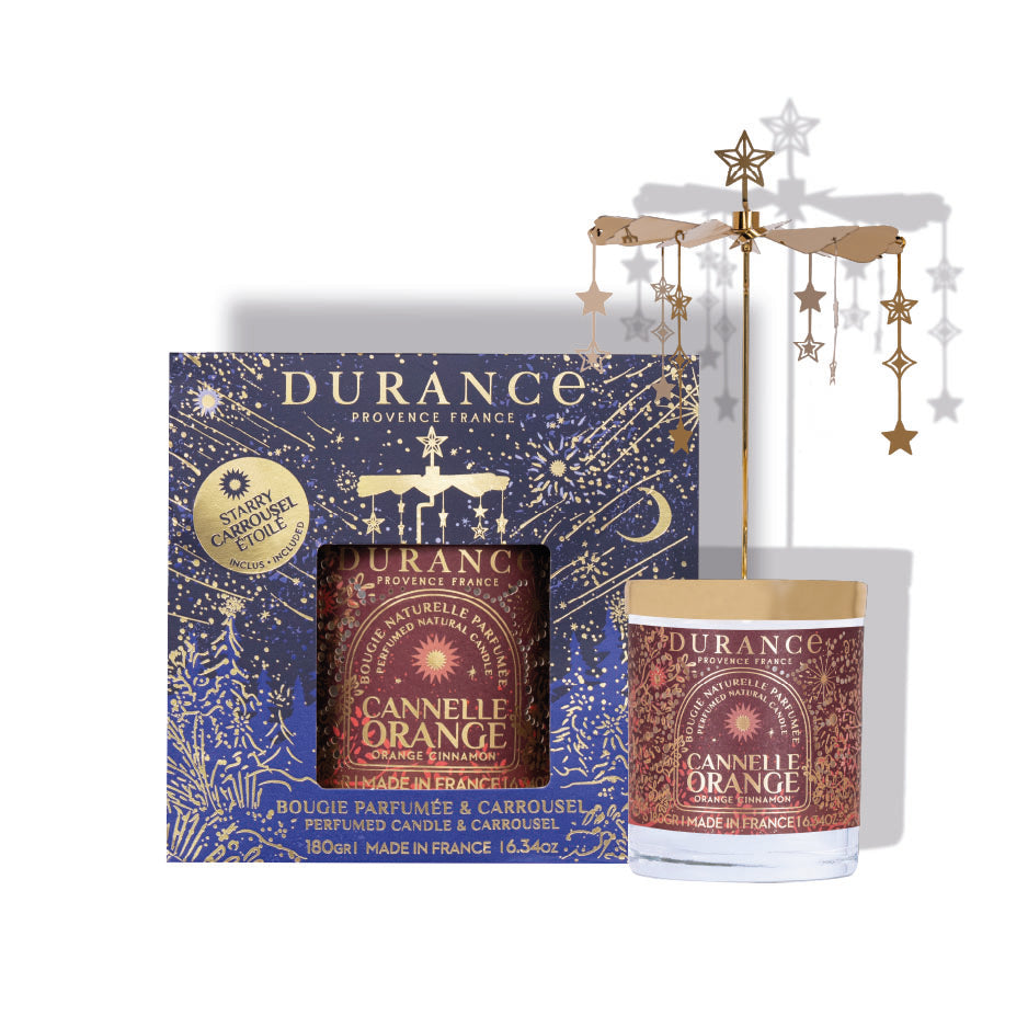 Carrusel y vela Canela Naranja 180 gr Durance