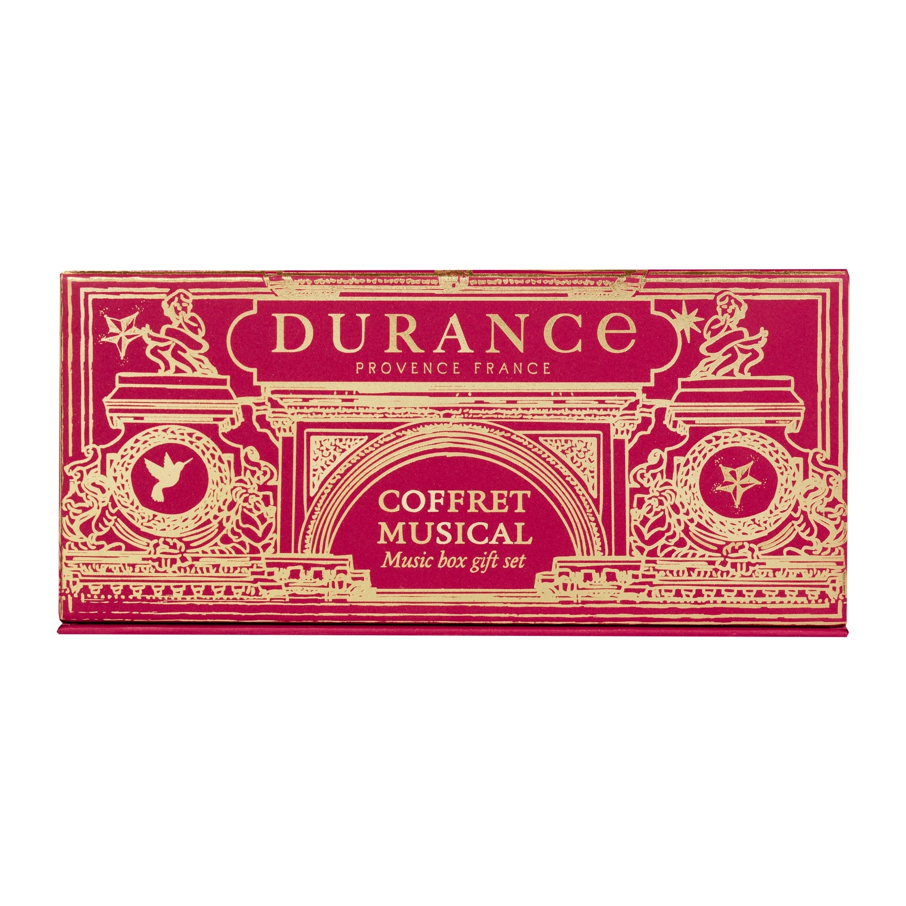 Caja musical y vela Pluma de Estrellas 90 gr Durance de la marca Durance en Aromaticks
