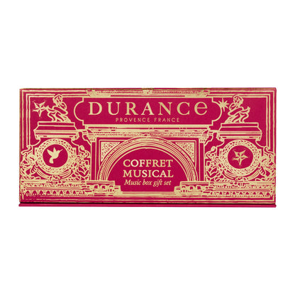 Caja musical y vela Pluma de Estrellas 90 gr Durance de la marca Durance en Aromaticks