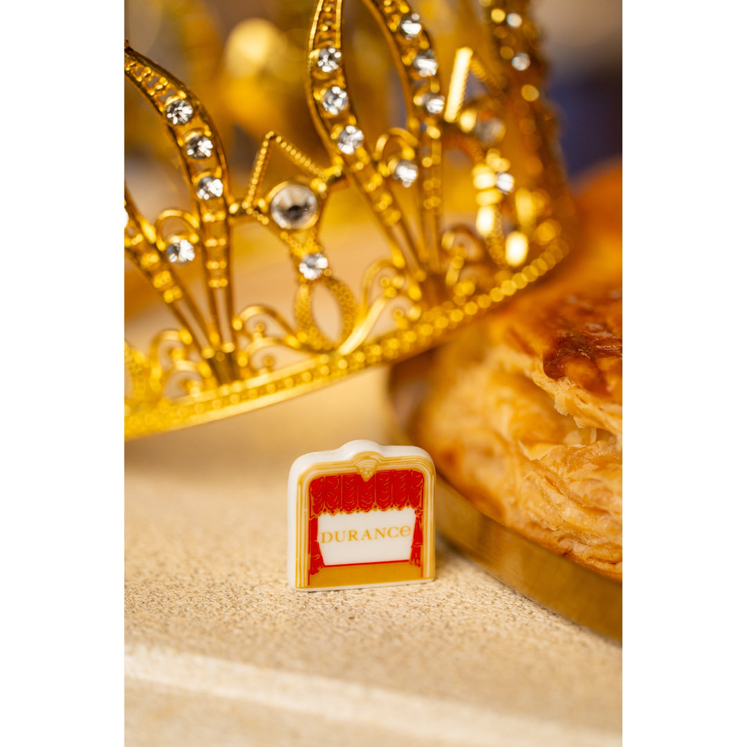 Vela Mecha de madera Galleta de Reyes 300 gr Durance