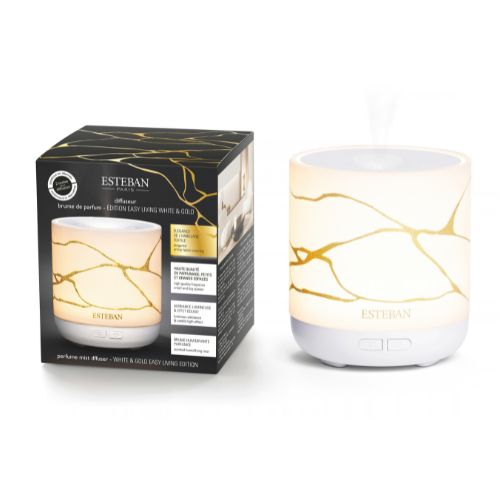 Difusor eléctrico Easy Living Blanco-Dorado Esteban Paris