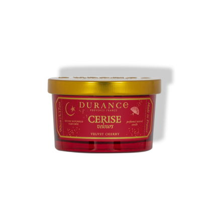 Vela Cereza Terciopelo 90 gr Durance de la marca Durance en Aromaticks