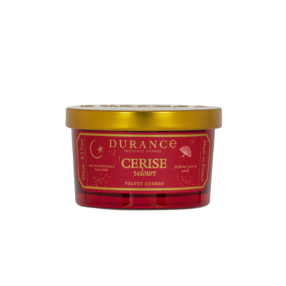 Vela Cereza Terciopelo 90 gr Durance de la marca Durance en Aromaticks