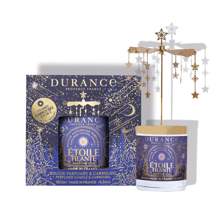 Carrusel y vela Estrella Fugaz 180 gr Durance.