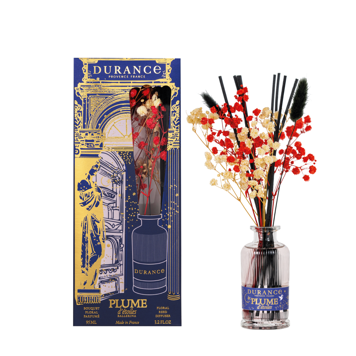 Bouquet floral Pluma de estrellas 95 ml Durance de la marca Durance en Aromaticks