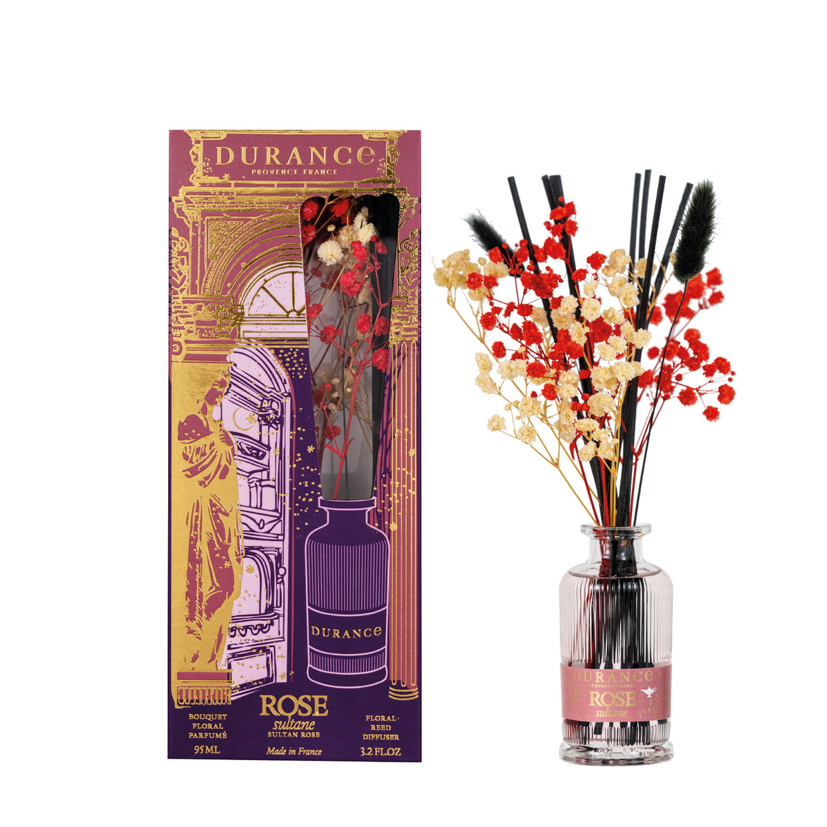 Bouquet floral Rosa Sultana 95 ml Durance de la marca Durance en Aromaticks