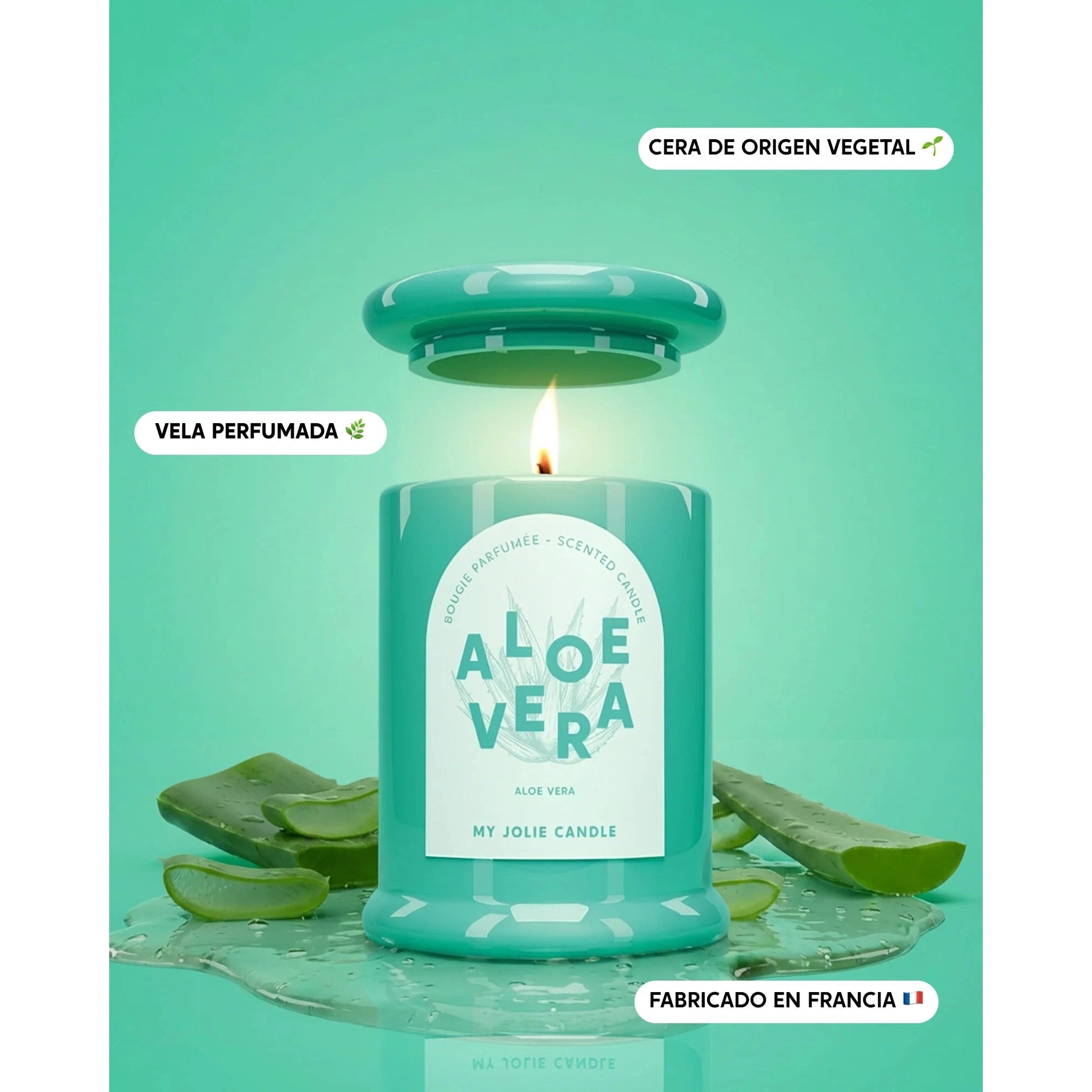 Vela Trendy Aloe Vera 150 gr My Jolie Candle de la marca My Jolie Candle en Aromaticks
