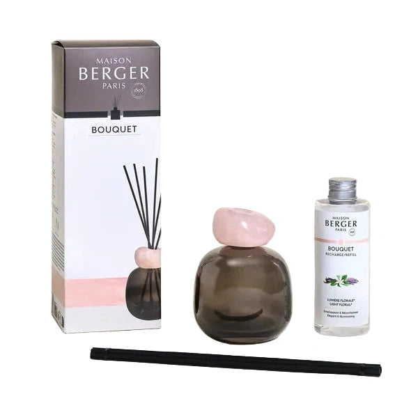 Bouquet Mineral Negro/ Rosa Lumiere Floral 180 Ml Maison Berger de la marca Maison Berger Paris en Aromaticks