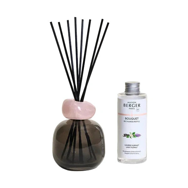 Bouquet Mineral Negro/ Rosa Lumiere Floral 180 Ml Maison Berger de la marca Maison Berger Paris en Aromaticks