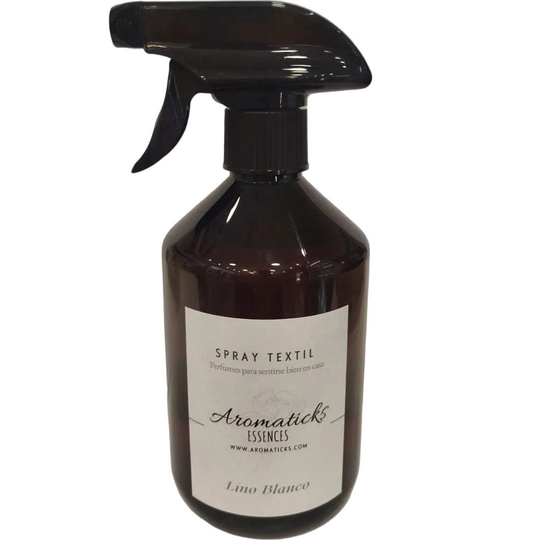 Spray Textil Lino Blanco 500ml: Elimina Olores y Perfuma | Aromaticks. de la marca Aromaticks en Aromaticks