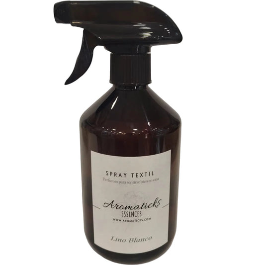 Spray Textil Lino Blanco 500ml: Elimina Olores y Perfuma | Aromaticks. de la marca Aromaticks en Aromaticks