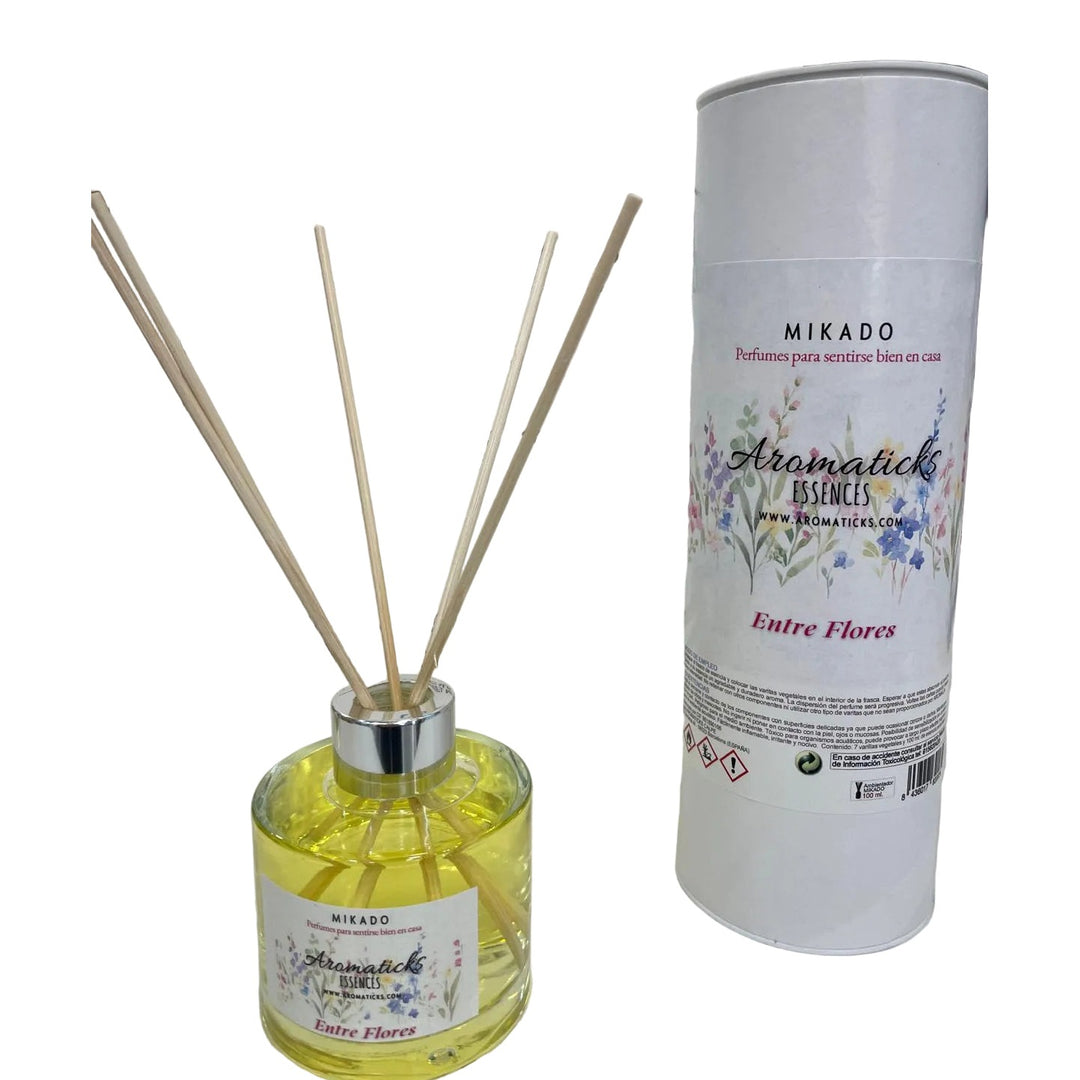 Mikado perfumado Entre Flores 100 ml Aromaticks