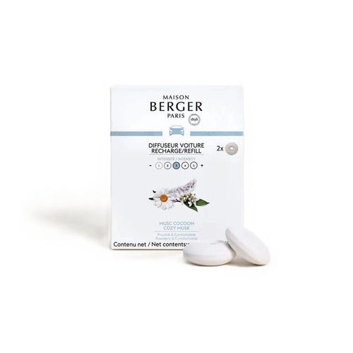 Recarga difusor Coche Musc Cocoon | Maison Berger | Confort en Viaje de la marca Maison Berger Paris en Aromaticks
