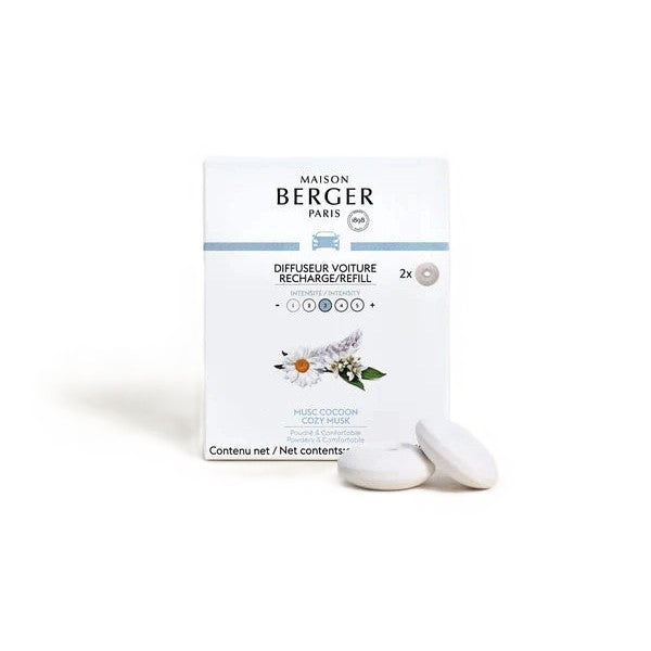 Recarga difusor Coche Musc Cocoon | Maison Berger | Confort en Viaje