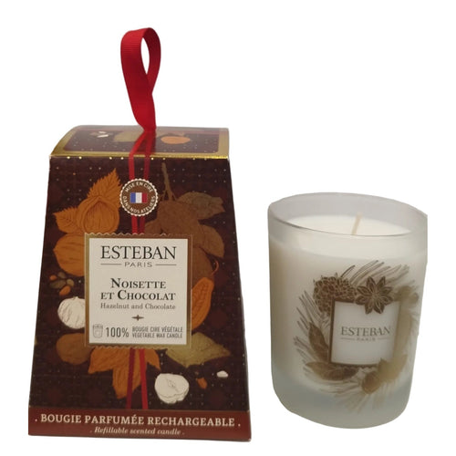 Vela Avellana Chocolate 180 Gr Esteban Paris de la marca Esteban Paris Parfums en Aromaticks