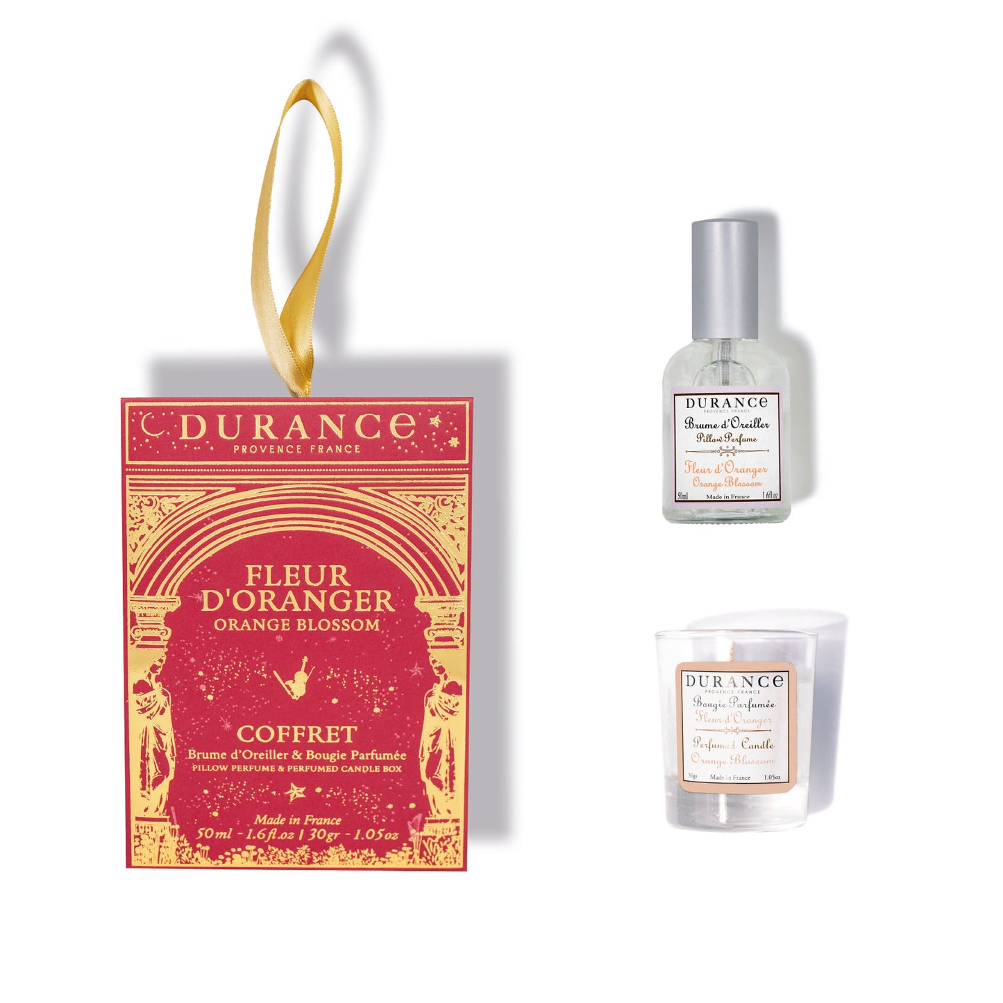 Pack Flor de Azahar Bruma de almohada + Vela 30 Gr Durance de la marca Durance en Aromaticks