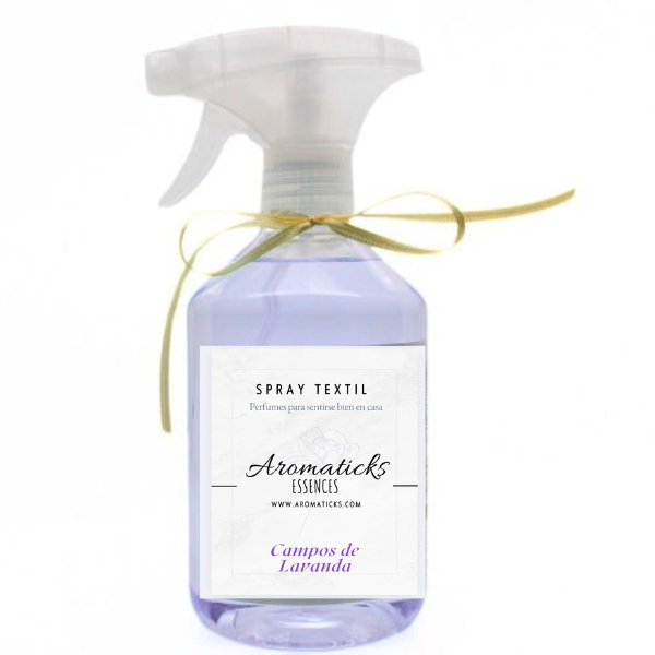 Spray Textil Campos de Lavanda 500 ml: Elimina Olores y Perfuma