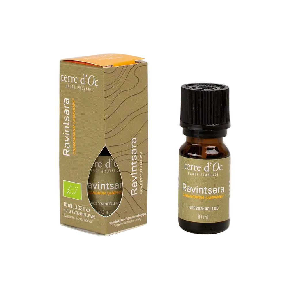 Aceite esencial BIO Ravintsara 10 ml Terre d'Oc de la marca Terre d'Oc en Aromaticks