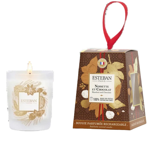 Vela Avellana Chocolate 180 Gr Esteban Paris de la marca Esteban Paris Parfums en Aromaticks