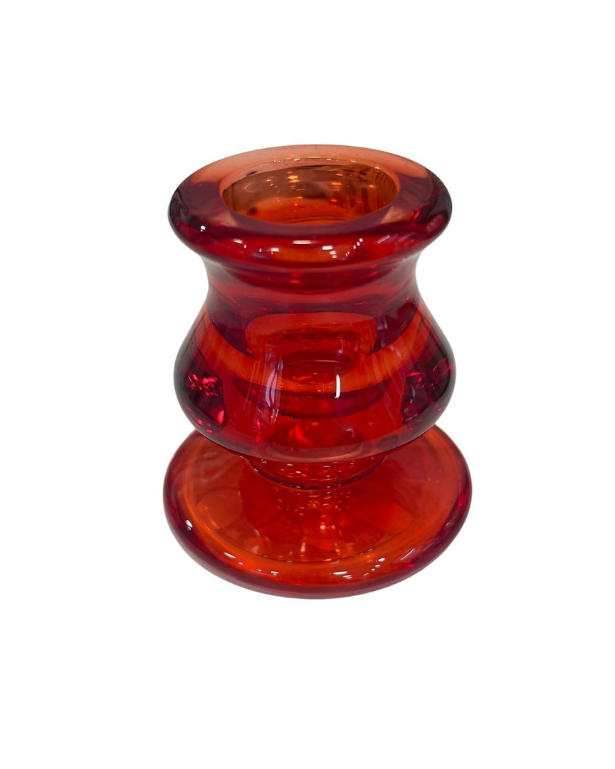 Portavelas candelabro rojo Ambiances Devineau