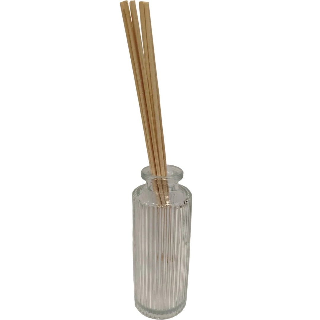 Frasco Mikado Aura rayas transparente