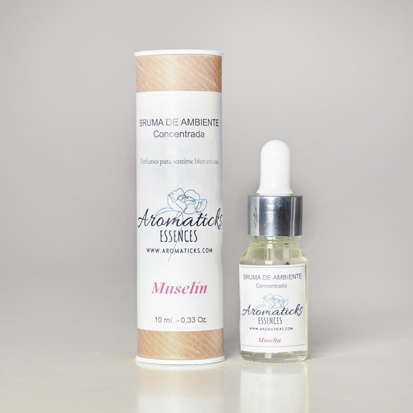 Bruma de ambiente concentrada Muselín 10 ml de la marca Aromaticks en Aromaticks