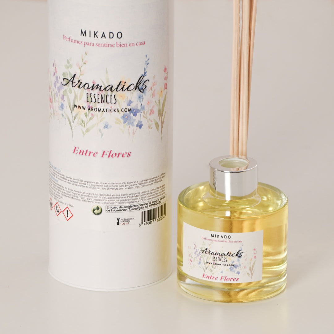 Mikado perfumado Entre Flores 100 ml Aromaticks